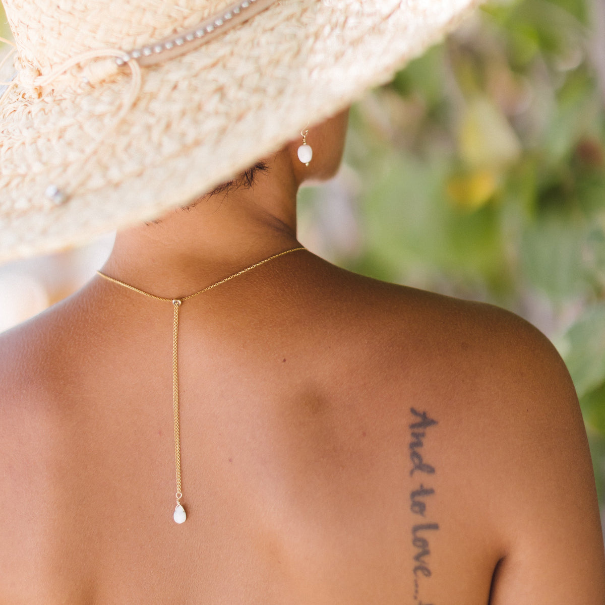 Mother of Pearl Haven Muse Necklace by ZEN