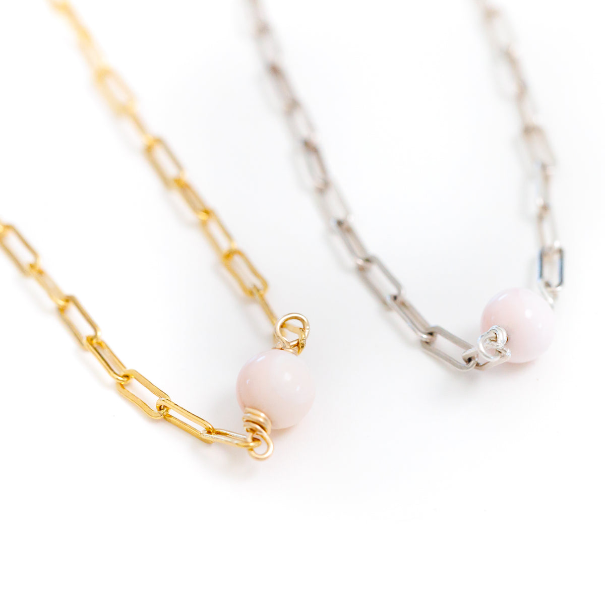 Conch Shell Silvia Paperclip ZEN Anklet