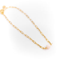 Conch Shell Goldie Paperclip ZEN Anklet