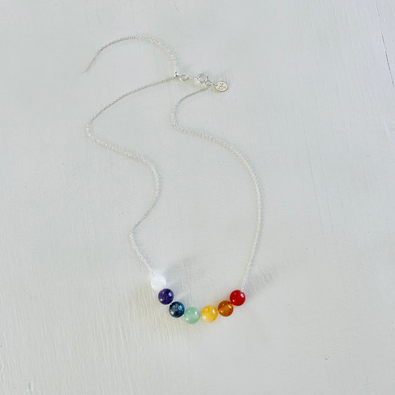 Find Your Balance Adjustable Chakra Necklace