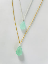 The Harmony & Joy Chalcedony Pendant Necklace