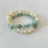 Be Blissed Out Amazonite ZEN Bracelet Stack