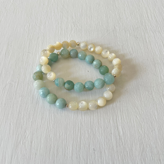 Be Blissed Out Amazonite ZEN Bracelet Stack