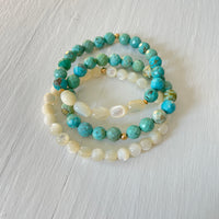Be Bold & Protected Turquoise ZEN Bracelet Stack
