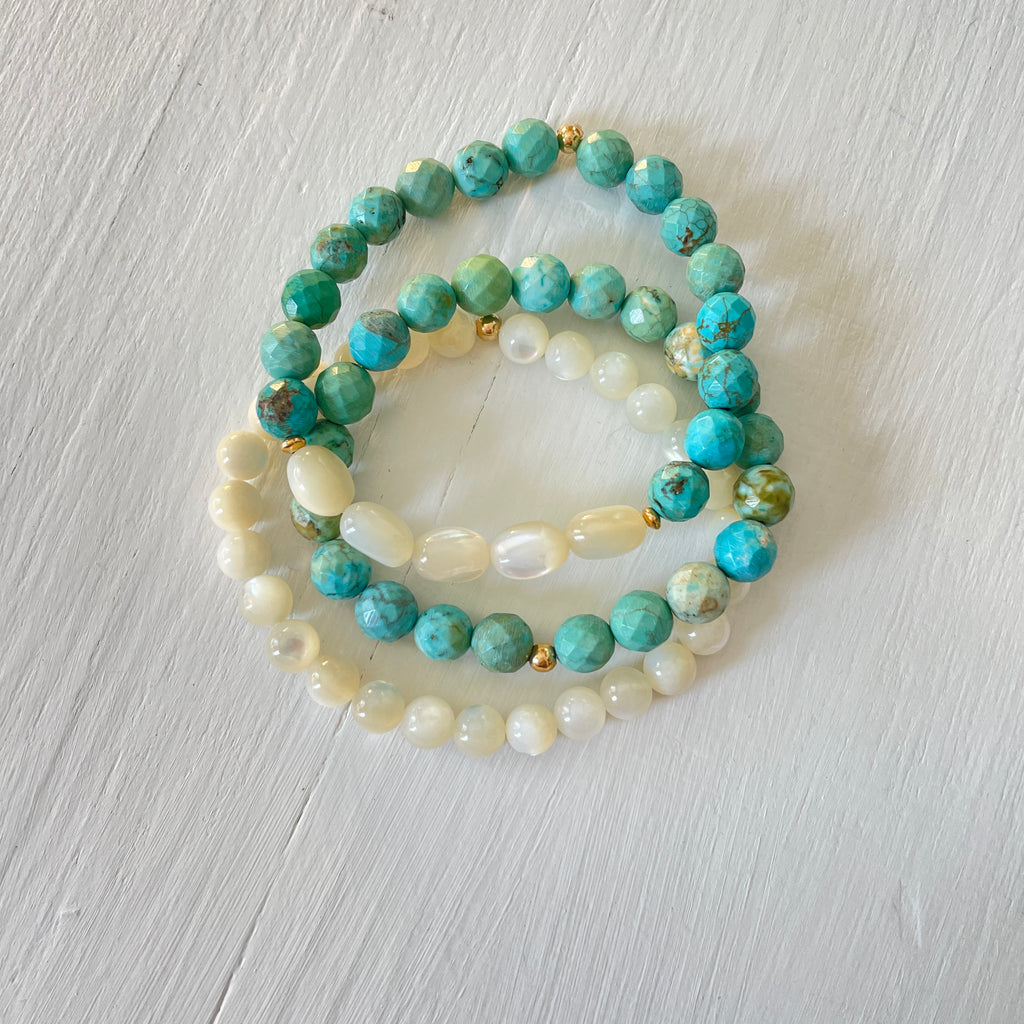 Be Bold & Protected Turquoise ZEN Bracelet Stack