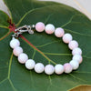 Classic Conch Shell Bracelet by ZEN by Karen Moore jewelry with silver clasp on leaf
