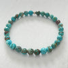 Mini Be Bold Turquoise Bracelet by ZEN by Karen Moore close up on white background