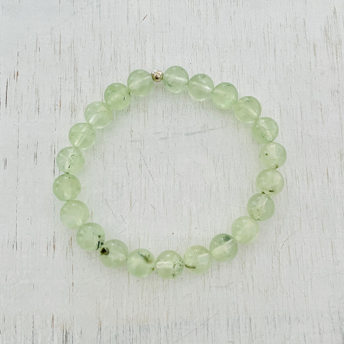 Heart's True Desire Prehnite Bracelet