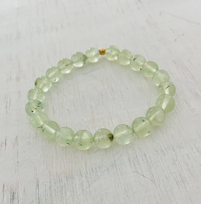 Heart's True Desire Prehnite Bracelet