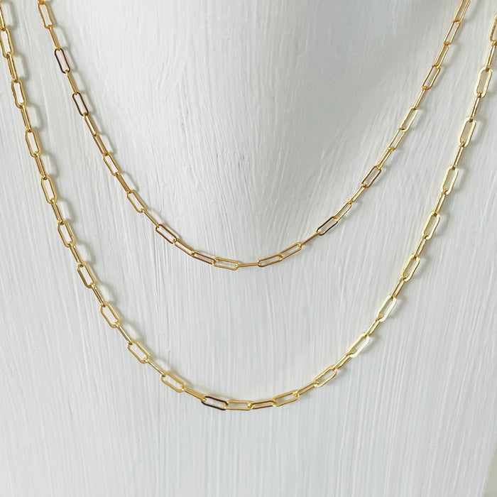 The Goldie Paperclip Chains