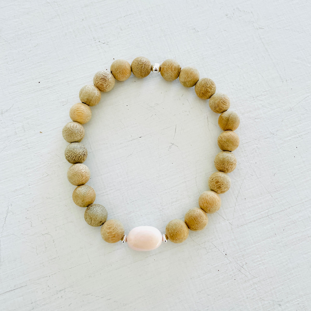 Mojo Conch Shell Sandalwood Bracelet
