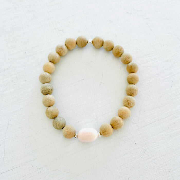 Mojo Conch Shell Sandalwood Bracelet
