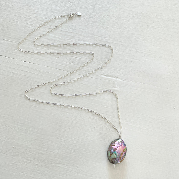 Make a Statement Abalone Necklace