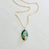 Make a Statement Abalone Necklace