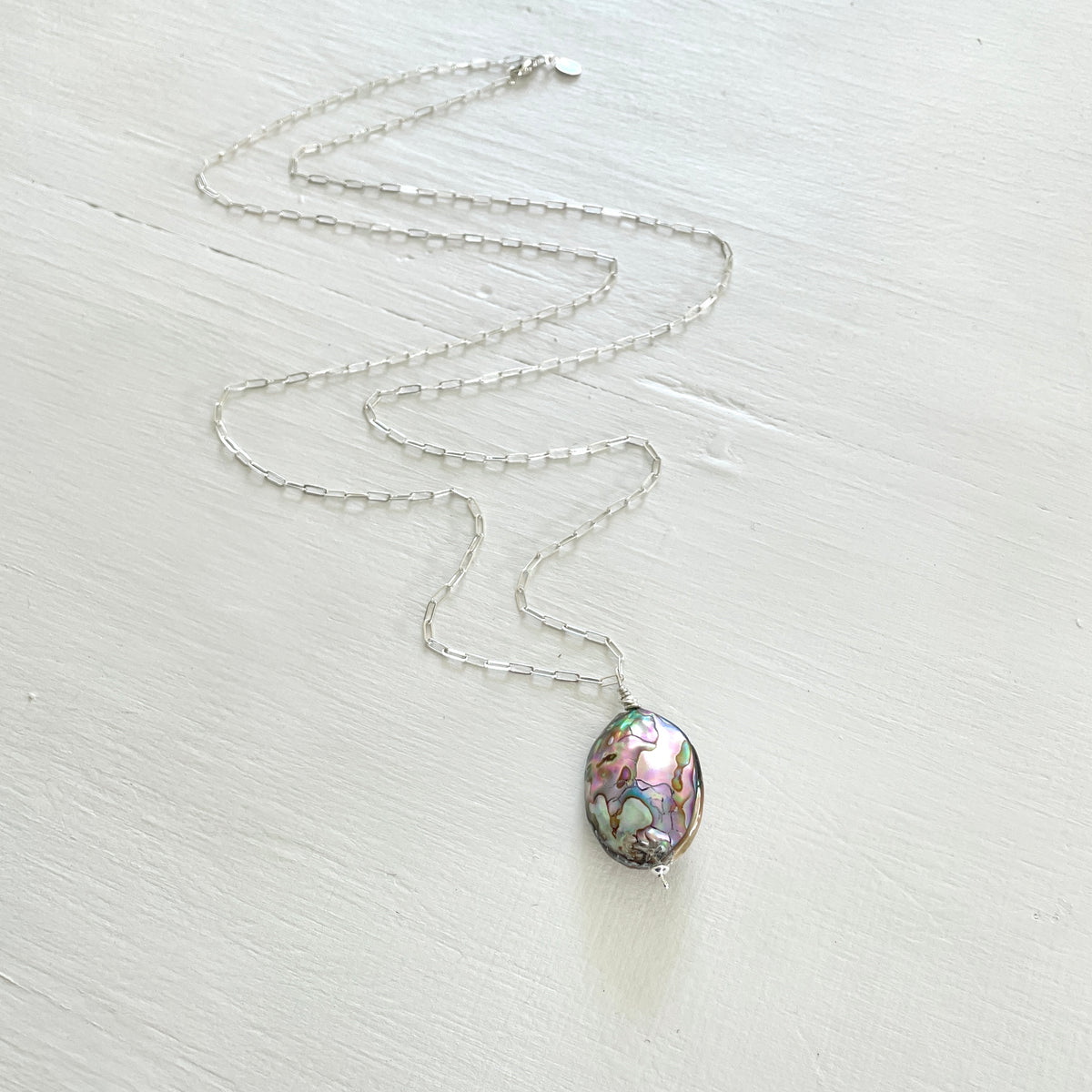 Make a Statement Abalone Necklace