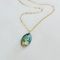 Make a Statement Abalone Necklace