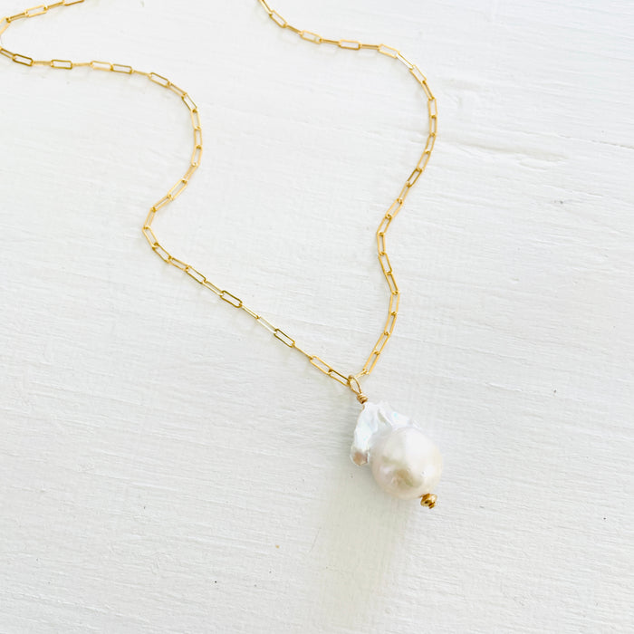 Baroque the Day Away Pearl Necklace